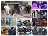 تعطیلی واحد های صنفی متخلف در طرح محدودیتهای کرونایی  شهرستان ملارد 