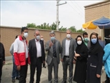بازدید رئیس دانشگاه علوم پزشکی و خدمات بهداشتی درمانی ایران از روند تلقیح واکسن کرونا به افراد بالای 80 سال در ملارد