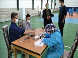 واکسیناسیون عمومی گروه سنی بالای 80 سال در شهرستان ملارد در سه ورزشگاه این شهرستان