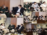  حضور فرمانده سپاه حضرت سیدالشهداء (ع) استان تهران در ستاد انتخابات شهرستان ملارد