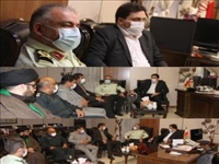 بازدید فرمانده نیروی انتظامی ویژه غرب استان تهران  از ستاد انتخابات شهرستان ملارد