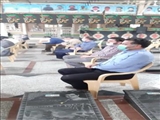 غبار روبي مزار شهدا دفاع مقدس توسط مسئولين و كاركنان بهزيستي شهرستان ملارد