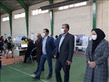 بازدید سرپرست فرمانداری ملارد از مرکز واکسیناسیون کرونا شهید مطهری