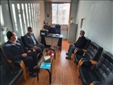 دیدار سرپرست فرمانداری ملارد با رئیس وپرسنل اداره ثبت احوال شهرستان  