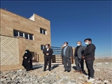 بازدید مهندس کریمی سرپرست فرمانداری شهرستان ملارد از مرکز جامع سلامت در حال ساخت شهید رضایی