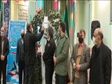 نواختن زنگ انقلاب در مدرسه علامه حلی ملارد
