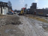 زیرسازی و تسطیح خیابان گاز ملارد