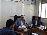 نشست صمیمی بخشدار صفادشت با دهیاران 