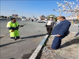 اعلام رضایتمندی رئیس شورای اسلامی شهر از عملکرد پاکبانان شهرداری صفادشت طی روزهای آخر سال 