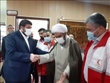 رئیس جمعیت هلال احمر کشور وارد شهرستان ملارد شد.