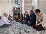دیدار سرپرست فرمانداری شهرستان ملارد با مادر شهید عباس ذاکری