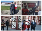 بازدید سرزده سرپرست فرمانداری ملارد از انبار تجهیزات امدادی هلال احمر این شهرستان