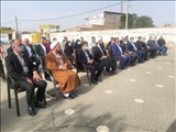 آیین خشت گذاری آموزشگاه 6 کلاسه خیرساز  در روستای اخترآباد شهرستان ملارد