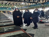 غبار روبی مزار شهدا به مناسبت روز کارگر در شهرستان ملارد