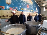 حضور فرماندار ملارد در موکب حضرت علی بن موسی الرضا(ع) صفادشت