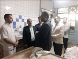 بازدید سرزده فرماندار ملارد از چندواحد نانوایی در روستای خوشنام