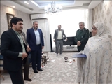 ادای احترام مسئولین شهرستان ملارد به خانواده شهیدان داداشی و سخائی