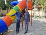 تجهیز و بازسازی وسایل بازی کودکان در پارک های شهر صفادشت