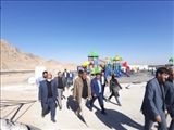 بازدید فرماندار ملارد از بوستان در حال احداث مسکن مهر