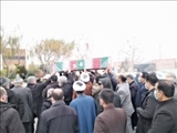 مراسم بزرگداشت شهدای مقاومت و وداع و تشییع پیکر شهید گمنام در فرمانداری ملارد