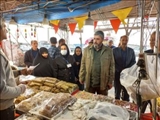 بازدید سرزده فرماندار ملارد از نمایشگاه بهاره