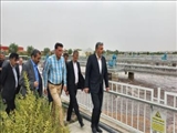 بازدید میدانی فرماندار ملارد از تصفیه خانه روستای صالح آباد