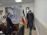 بازدید فرماندار ملارد از پروژه آتش نشانی شهرک اداری