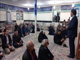 حضور سرپرست فرمانداری ملارد در جمع نمازگزاران مسجد امام حسین علیه السلام محله ملارد قدیم