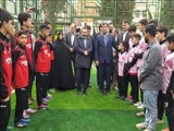 افتتاح زمین فوتبال چمن مصنوعی پارک امام خمینی (ره) سرآسیاب