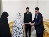 سرپرست فرمانداری ملارد میهمان خانواده معظم شهید مهرپور