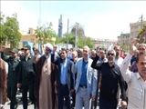راهپیمایی نمازگزاران ملاردی در حمایت از عملیات وعده صادق