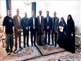 دیدارمعاون استاندار تهران با خانواده شهید مدافع سلامت محمد رضایی