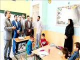 حضور فرماندار ملارد در مدرسه استثنایی شهداء به مناسبت آغاز سال تحصیلی جدید
