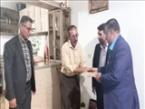 دیدار فرماندار ملارد با جانباز ۷۰ درصد دفاع مقدس