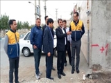 بازدید سرزده فرماندار ملارد از ادارات آب و فاضلاب و برق صفادشت