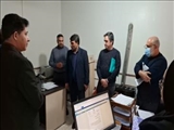 بازدید سرزده فرماندار ملارد از اداره صمت