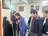 فرماندار ملارد میهمان مادر شهید اکبر جعفرلو