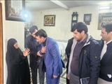 فرماندار ملارد میهمان مادر شهید اکبر جعفرلو