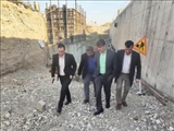 بازدید سرپرست فرمانداری ملارد از محل احداث مخزن ۱۰ هزار مترمکعبی آب شرب سه بانده مارلیک