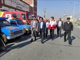 مانور ستاد اجرایی خدمات سفر در شهرستان ملارد برگزارشد