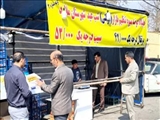 بازدید معاون فرماندار ملارد از غرفه های توزیع میوه تنظیم بازاری شب عید