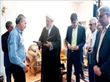 دیدار سرپرست فرمانداری شهرستان ملارد با خانواده شهید مدافع سلامت محمد رضایی
