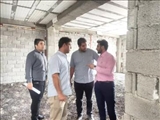 بازدید معاون فرماندار ملارد از پروژه درحال احداث سوله بحران ملارد/ بهره برداری از این پروژه درهفته دولت
