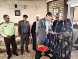 دیدار مسئولان با خانواده معظم شهداء و ایثارگران روستای ارسطو صفادشت