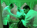 بقعه متبركه امام زاده ابراهیم (ع) شهرستان ملارد غبار روبی و عطر افشانی شد