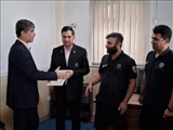 دیدار فرماندار ملارد با مدیر و کارکنان اورژانس به مناسبت ۲۶ شهریور روز اورژانس