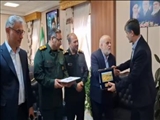 تجلیل مدیرکل بنیاد شهید از فرماندار و فرمانده سپاه ملارد