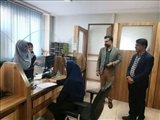 بازدید سرزده رئیس بازرسی فرمانداری از اداره آموزش و پرورش