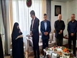 دیدار فرماندار ملارد با خانواده شهید و جانباز در صفادشت
