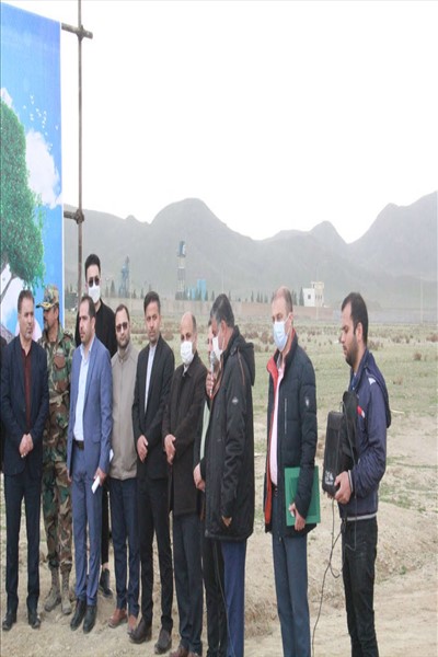 آغازعملیات نهال کاری  پارک ۸ هکتاری